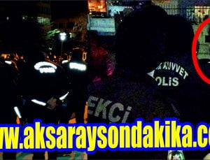 Onlarca Polis İçinde Bekçileri Tehdit Etti