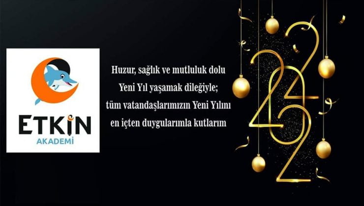 Etkin Akademiden Yeni Yıl Mesajı