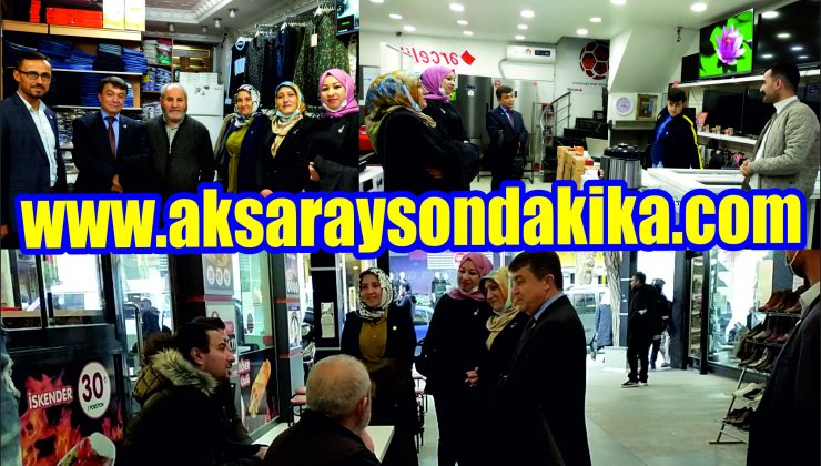 Memleket Partisi Esnafları Ziyaret Etti