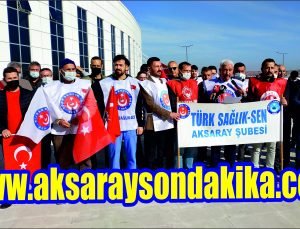 Sağlıkçılar 1 Gün İ;ş Bıraktı