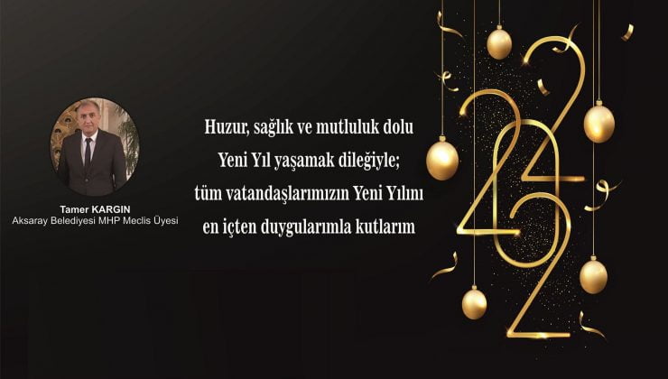 Kargın’dan Yılbaşı Mesajı