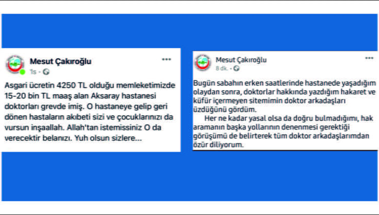 Diyanet-Bir-Sen Yöneticisi Çakıroğlu 20 Dakika İçinde Geri Vites Attı