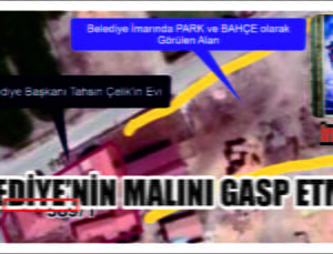 Chp’li Başkan Belediye’nin Malını Gasp Etmiş