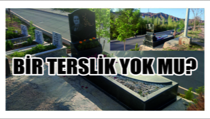 Diğerlerinden Farklı Duran Mezar Dikkat Çekiyor