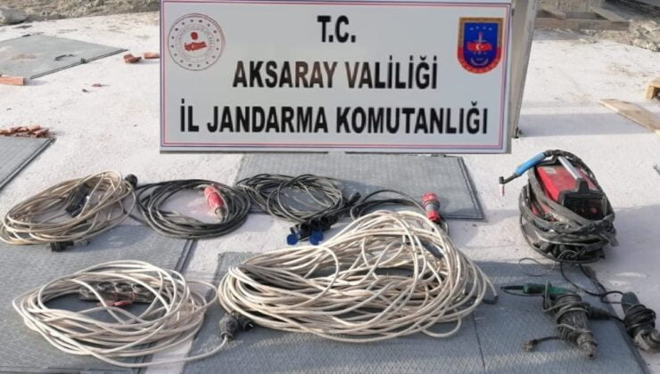 Hırsızlar Jandarmadan Kaçamadı