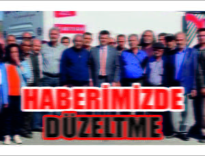 Haberimizde Düzeltme