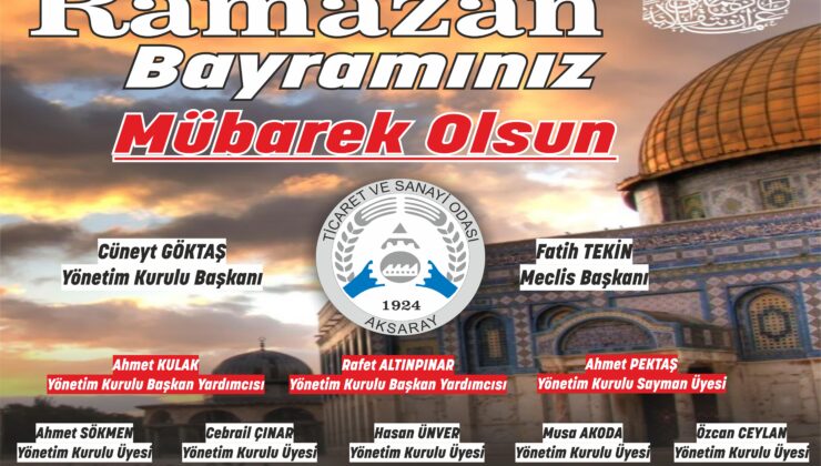 Atso’dan Bayram Mesajı