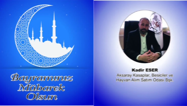 Eser’den Bayram Mesajı