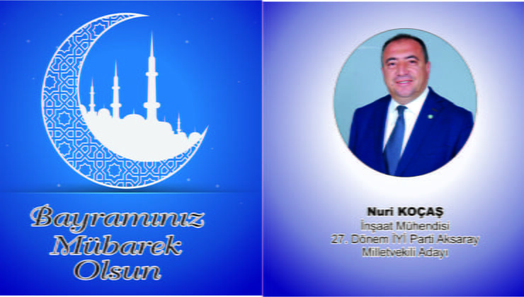 Nuri Koçaş’tan Bayram Mesajı