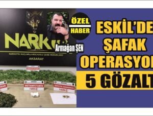 Şafak Operasyonu 5 Gözaltı