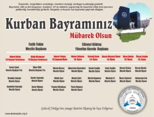 Aksaray Ticaret Odasından Kurban Bayramı Mesajı