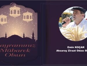 Emin Koçak’tan Kurban Bayramı Mesajı