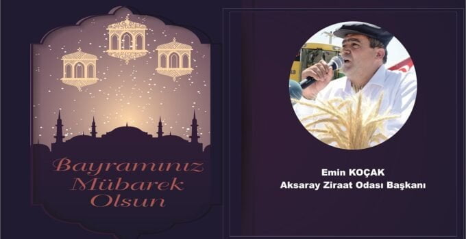 Emin Koçak’tan Kurban Bayramı Mesajı