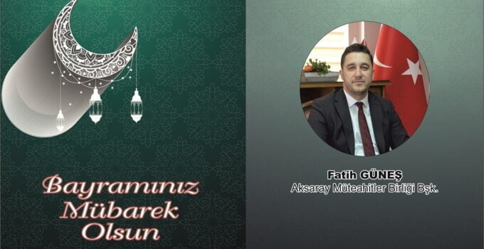 Fatih Güneş’ten Kurban Bayramı Mesajı