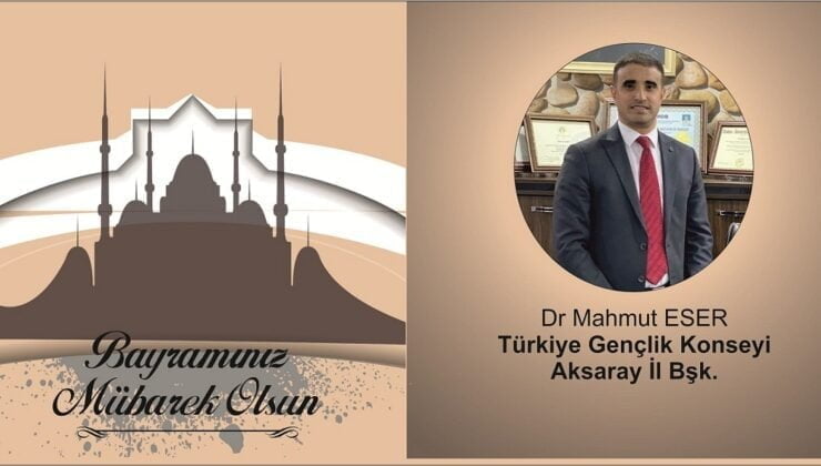 Mahmut Eser’den Kurban Bayramı Mesajı