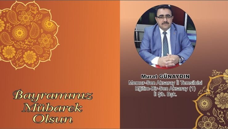 Murat Günaydın’dan Kurban Bayramı Mesajı