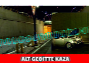 Aksaray’da Alt Geçitte Kaza