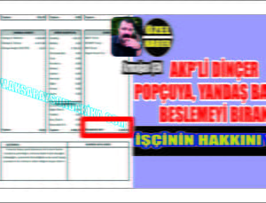 Popçuyu Yandaş Basını Bırak Emekçiye Sahip Çık