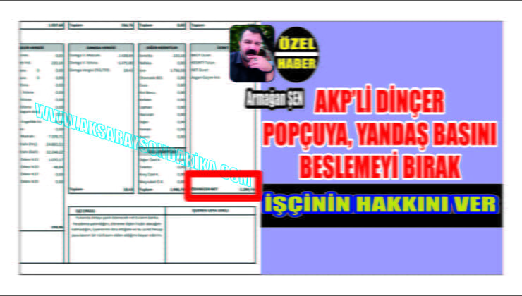 Popçuyu Yandaş Basını Bırak Emekçiye Sahip Çık