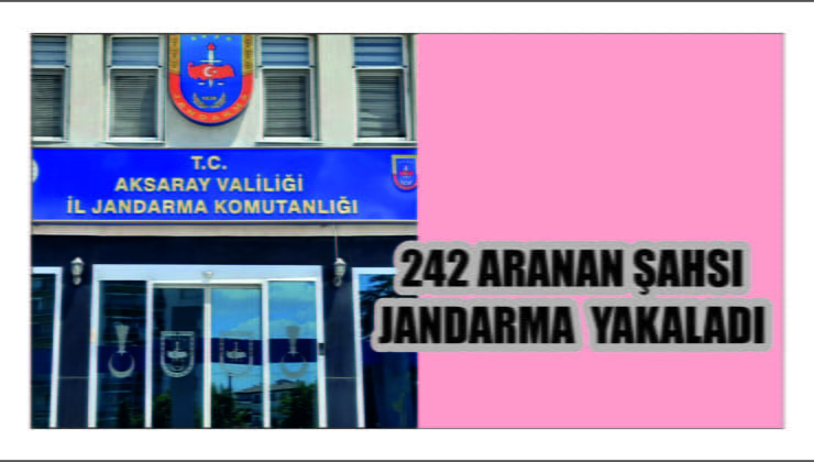 Aksaray’da Aranan Şahıslar Yakalandı