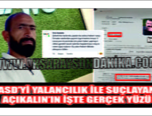 ASD’yi Yalancılıkla Suçlayan Açıkalın’ın Gerçek Yüzü