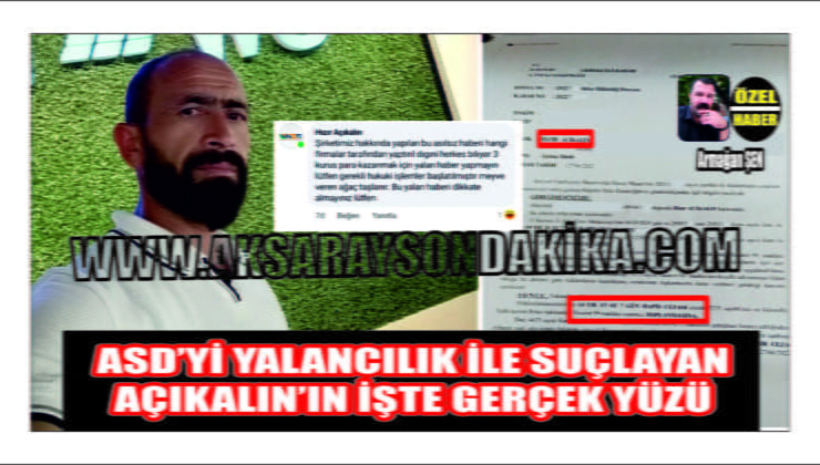 ASD’yi Yalancılıkla Suçlayan Açıkalın’ın Gerçek Yüzü