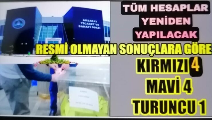 Tüm Hesaplar Yeniden Yapılacak