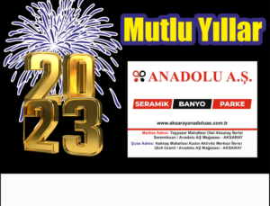 Anadolu Aş’den 2023 Mesajı