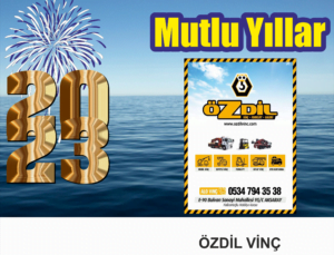 Özdil Vinç’ten 2023 Mesajı