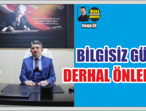 Bilgisiz Güleç Koltukta Oturmak Çözüm Değil