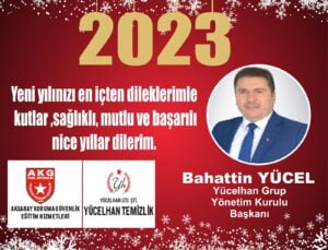 İşadamı Yücel’den 2023 Mesajı