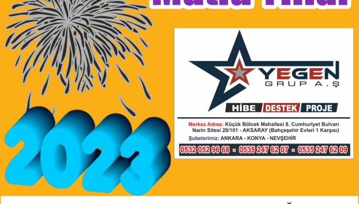 YEGEN Gruptan 2023 Mesajı