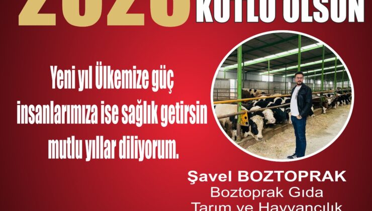 İşadamı Boztoprak’tan Yeni Yıl Mesajı