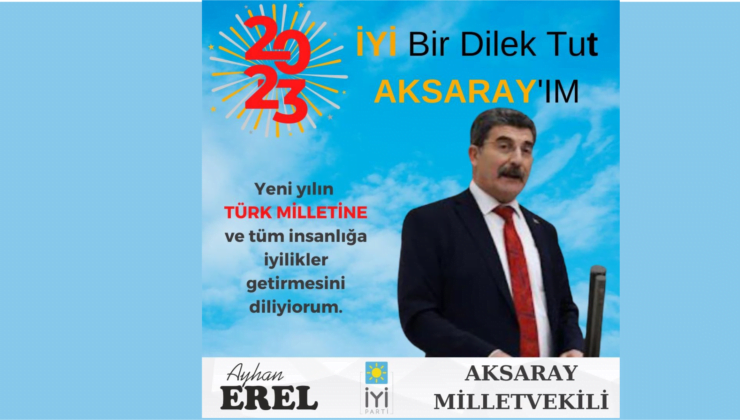 Erel’den 2023 Yeni Yıl Mesajı