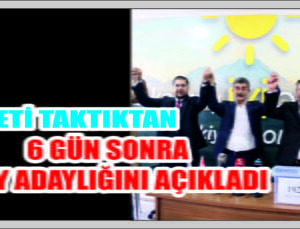 Karaüzüm Aday Adaylığını Açıkladı