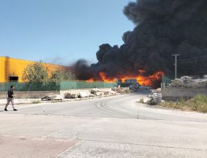 Aksaray OSB’de Bir Fabrikada Yangın