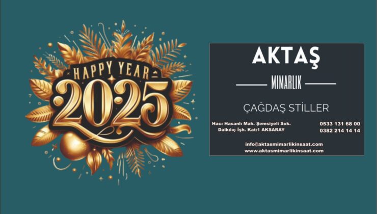 Aktaş Mimarlık’tan Yeni Yıl Mesajı