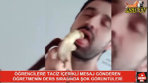 Ögrencileri Taciz Eden Öğretmenin Şok Görüntüleri