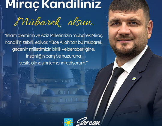 Belgemen’den Miraç Kandili Mesajı