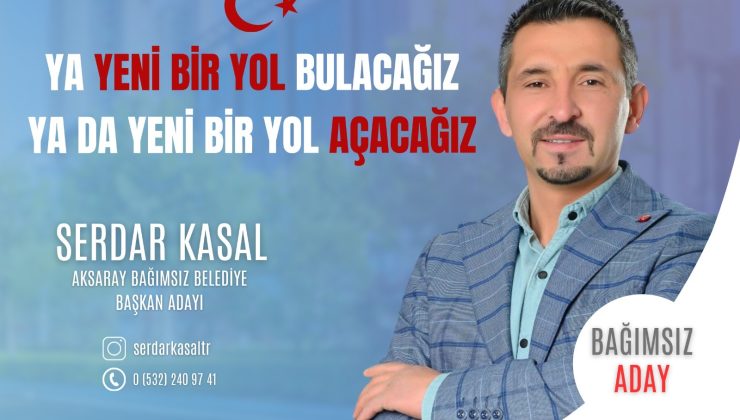 Bağımsız Aday Serdar Kasal Projelerini Tek Tek Açıkladı