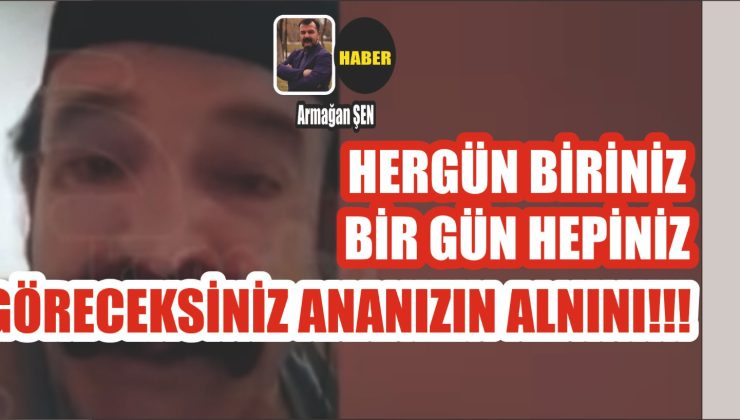 PKK Sempatizanı Şahıs Gördün mü Ananın Alnını