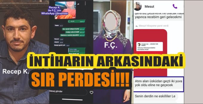 İntiharın Arkasındaki Sır Perdesi Yasak Aşk mı