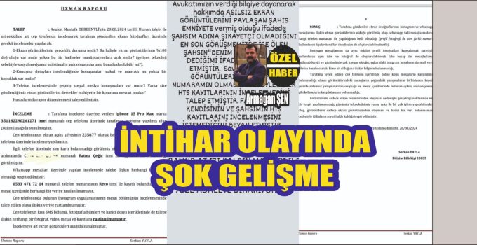 Telefon Kayıtları Bilirkişi Tarafından Raporlandı