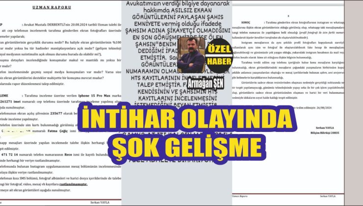 Recep Karakaya Olayında Şok Gelişme