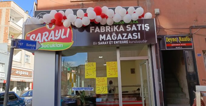 Saraylı Sucukları Üçüncü Şubesini Açtı