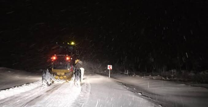 Aksaray’da Eğitime Kar Engeli