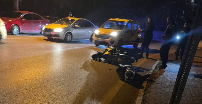 Aksaray’da Motosiklet Kazası 1 Yaralı