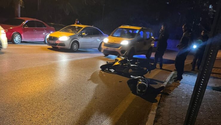 Aksaray’da Motosiklet Kazası 1 Yaralı