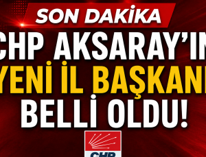CHP İl Başkanlığına O İsim Geldi