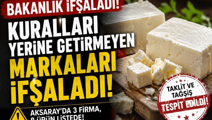 Bakanlık Kuralları Yerine Getirmeyen Markaları İfşaladı